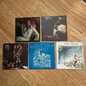 Lot of 5 Jerry Butler LPs vintage vinyl records soul funk